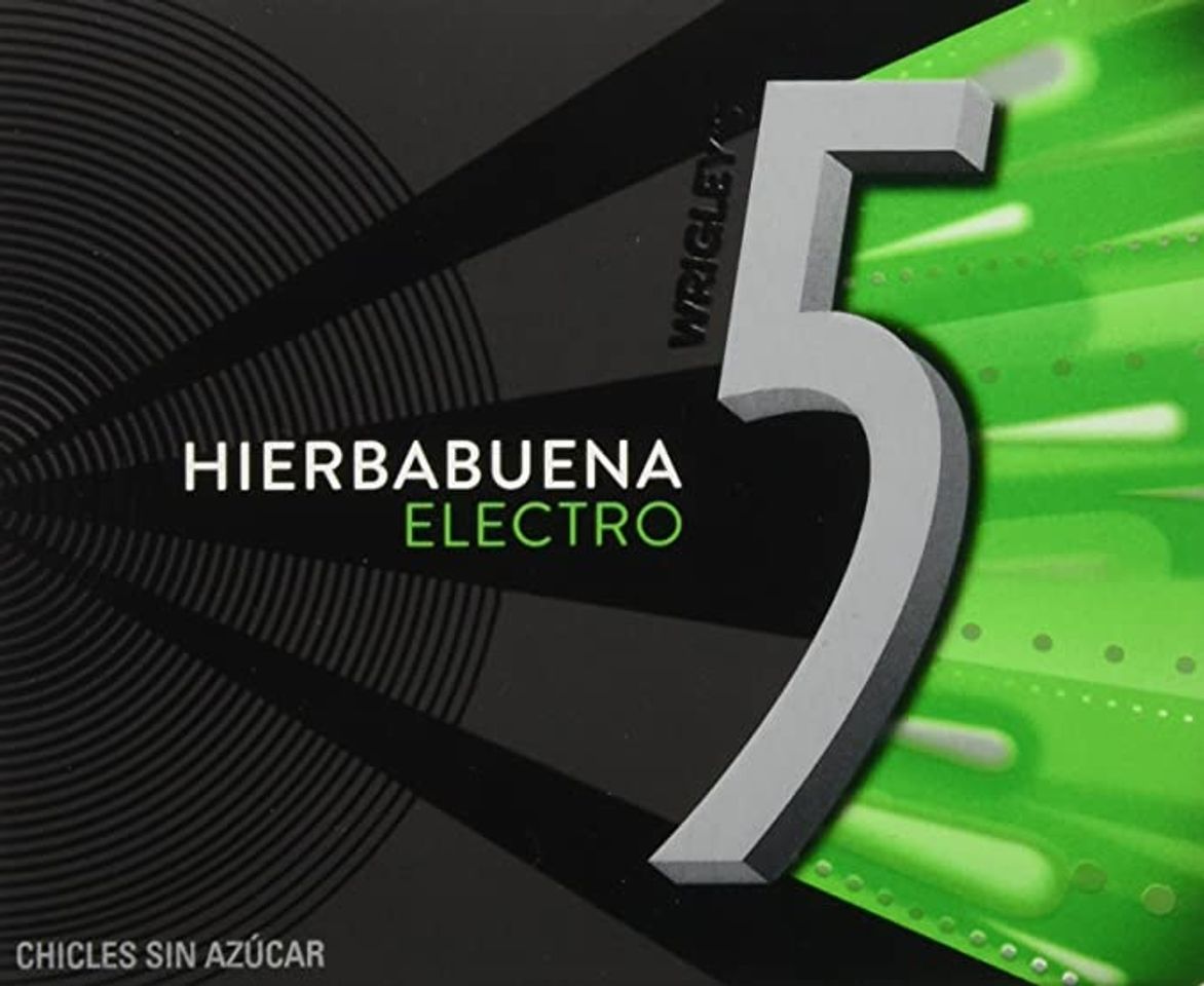 Producto Wrigley's Five Chicles Electro de Hierbabuena