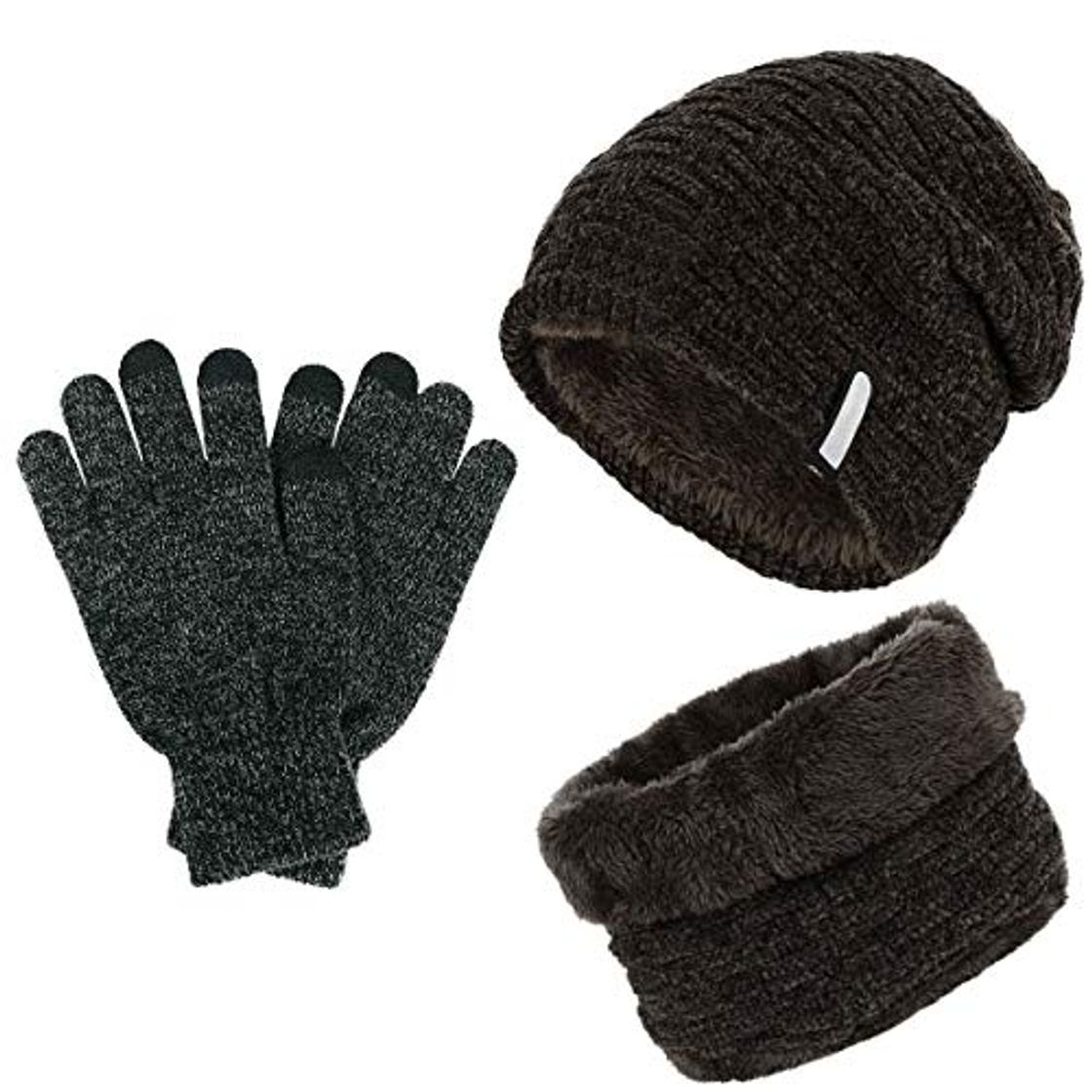 Product Wokkol Gorros Hombre Invierno, Gorro Invierno Hombre, Gorros Mujer Invierno, Guantes Invierno