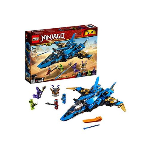 LEGO Ninjago - Caza Supersónico de Jay, set con avión de juguete