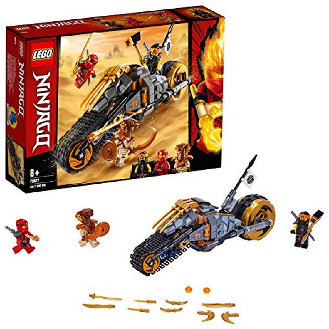 Products LEGO Ninjago - Moto Todoterreno de Cole Motocicleta Ninja de Juguete con