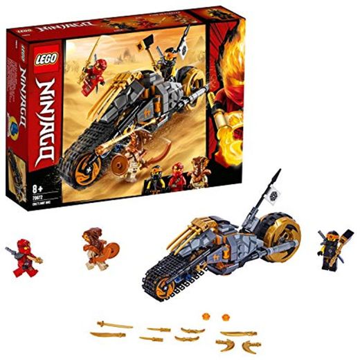 LEGO Ninjago - Moto Todoterreno de Cole Motocicleta Ninja de Juguete con