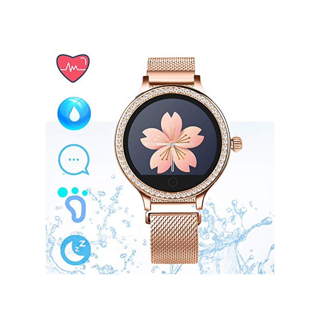 Producto IP68 Fitness Tracker Watch - Smart Watch Bluetooth Podómetro Contador de Pasos