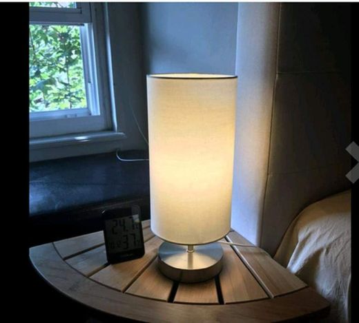 Lampara Mesilla de Noche Lámpara de Mesa,TECKIN Luz Nocturna LED Moderna para