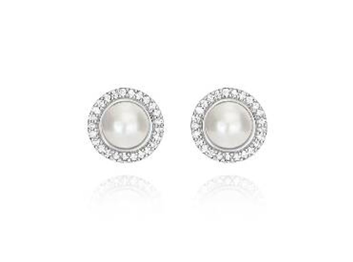 Social Brinco Pérola Com Zircônia