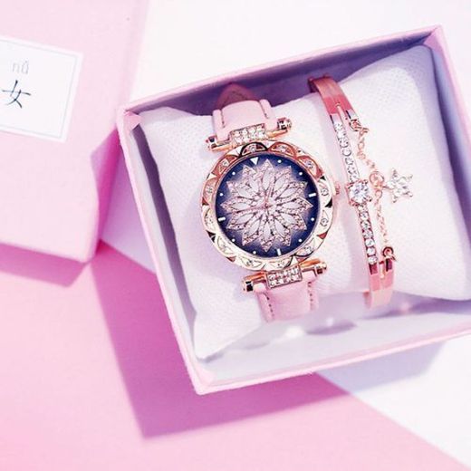 TCEPFS Top Brand Luxury Women Bracelet Watches Fashion Women Dress Wristwatch Ladies Quartz Creative Rose Gold Watch Relogio Feminino   Rose Gold