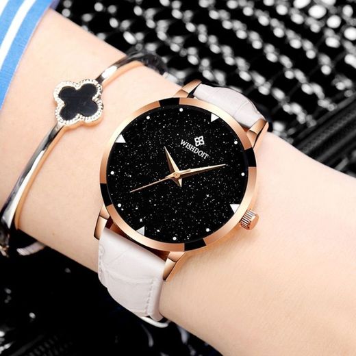 TOPQSC New Women Watch Hot Fashion Leather Quartz Ladies Watches Montre Femmel Relogio Feminino Wristwatch Clock Pink