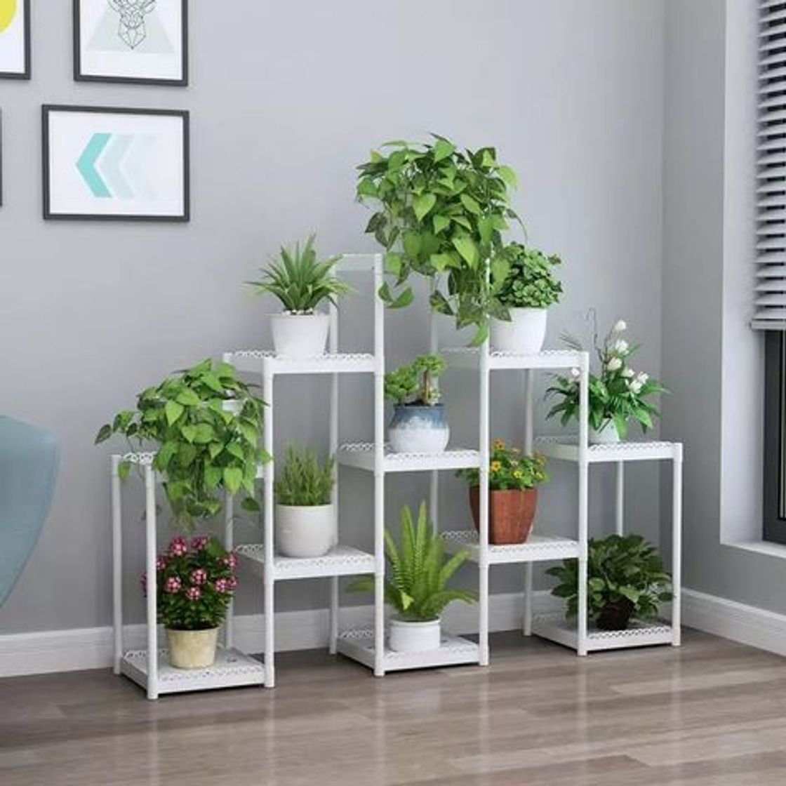 Productos Soporte de Planta Estante de Flores de Madera Creativo Simple Estante de Flores de Múltiples Capas Estantería Balcón Estante de Maceta de Piso Sala de Estar Moderna Y Moderna Estante de Flores de Int