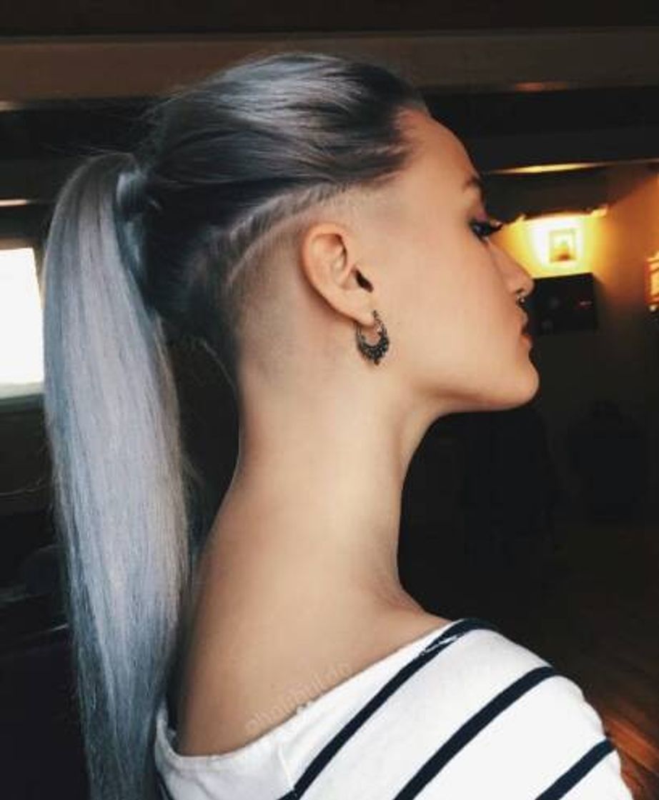 Moda Undercut em Cabelo Longo