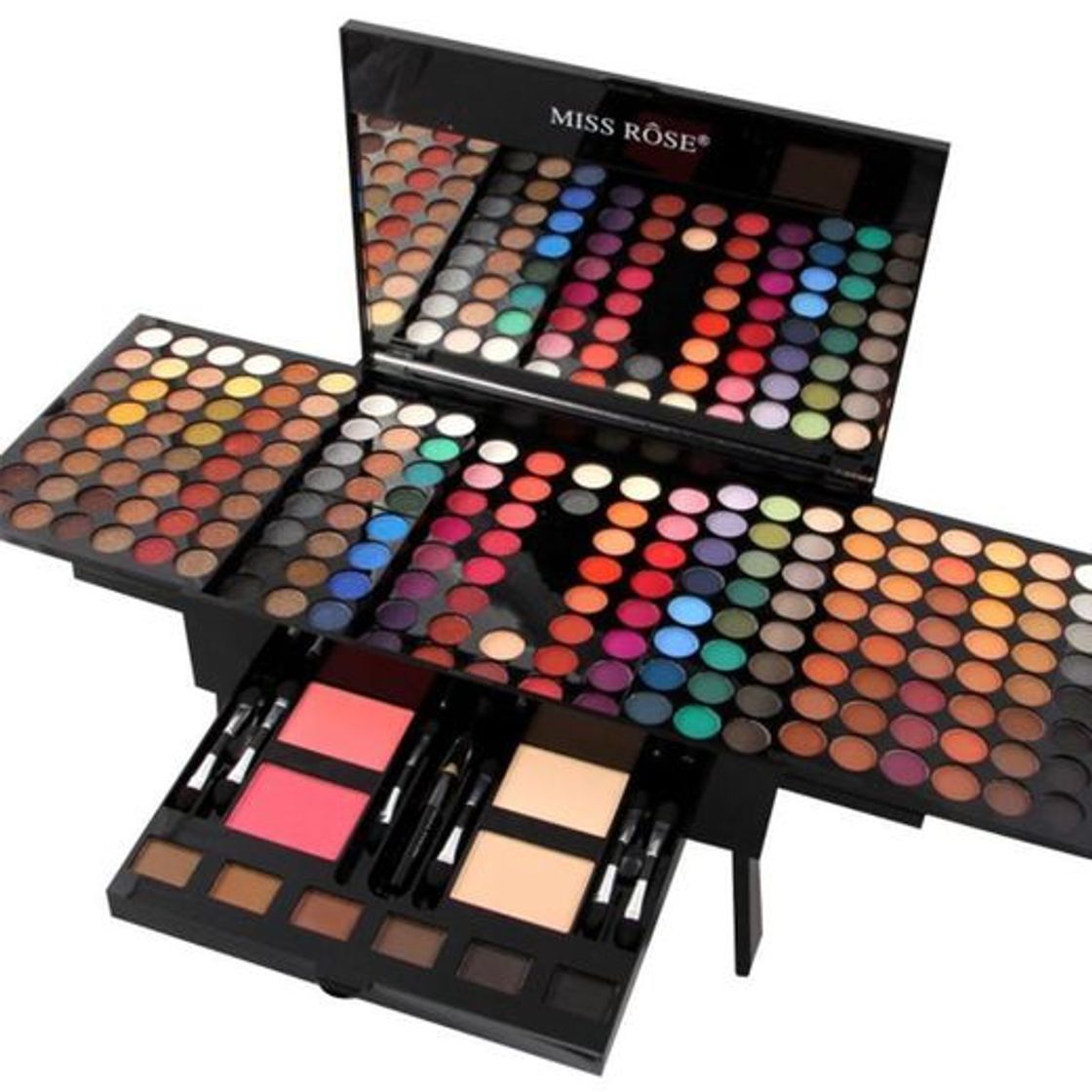 Social Profesional Kit de Maquillaje de Ojos Impermeable de Larga duración Brillo Sombra