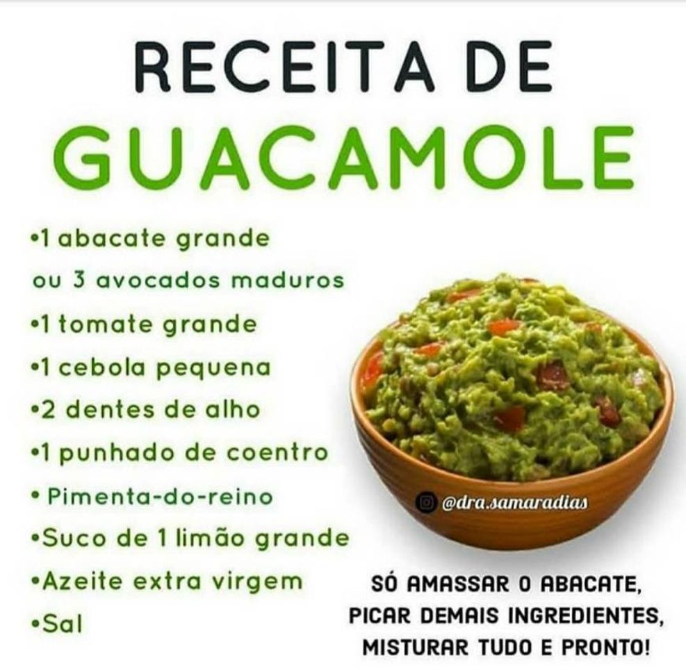 Moda Receita de Guacamole