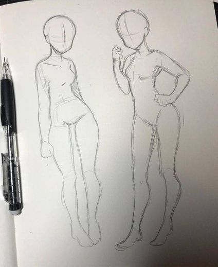 Poses pra quem quer começar a desenhar