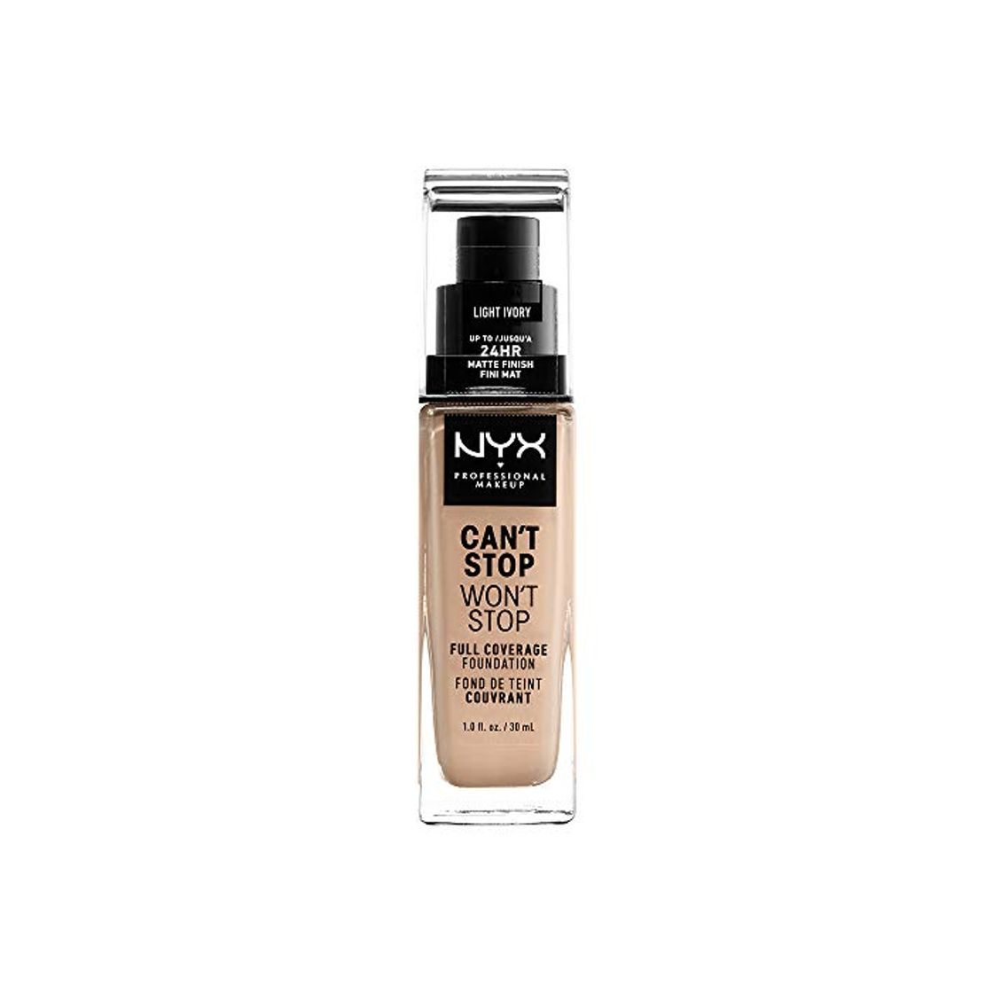 Belleza NYX Professional Makeup Can't Stop Won't Stop 24 Hour Foundation 30ml Light