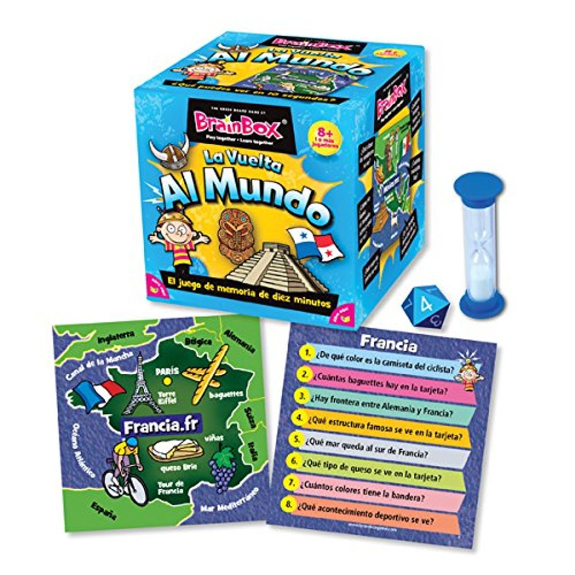 Product Brain Box Juego de Memoria Al Mundo, Multicolor