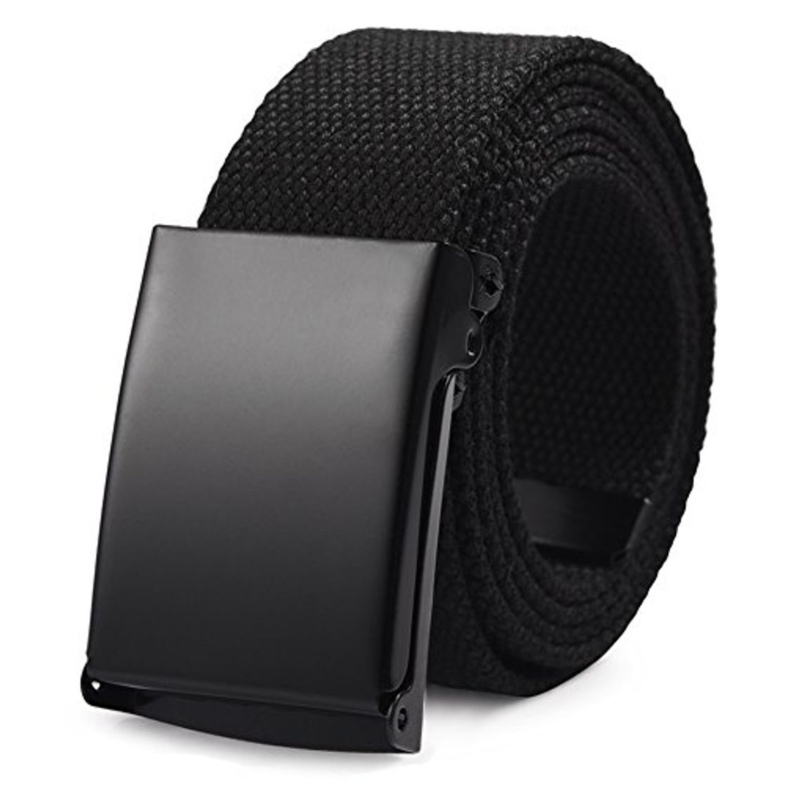 Social VBIGER Cinturón Lona Ocasional para Hombre,125cm