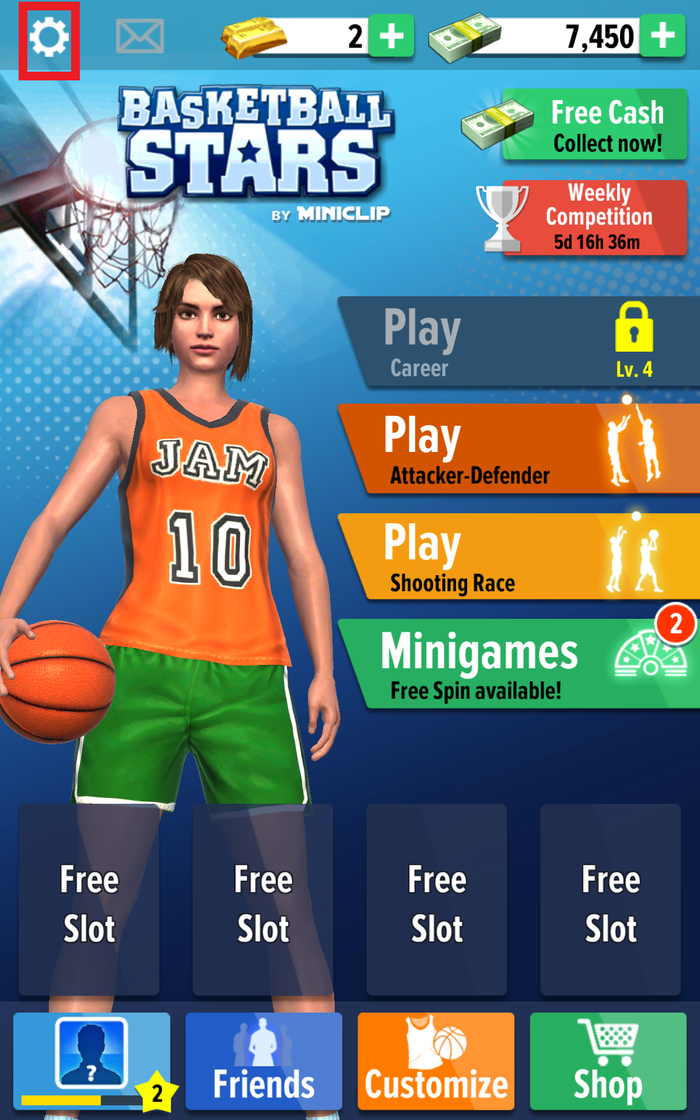 Videogames Basketball Stars