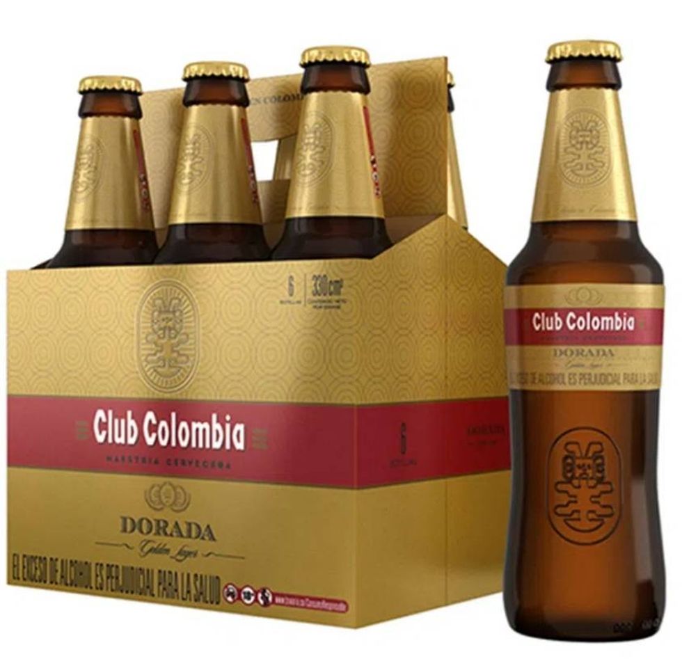 Productos Cerveza Dorada Club Colombia Sixpack x 330 Ml c