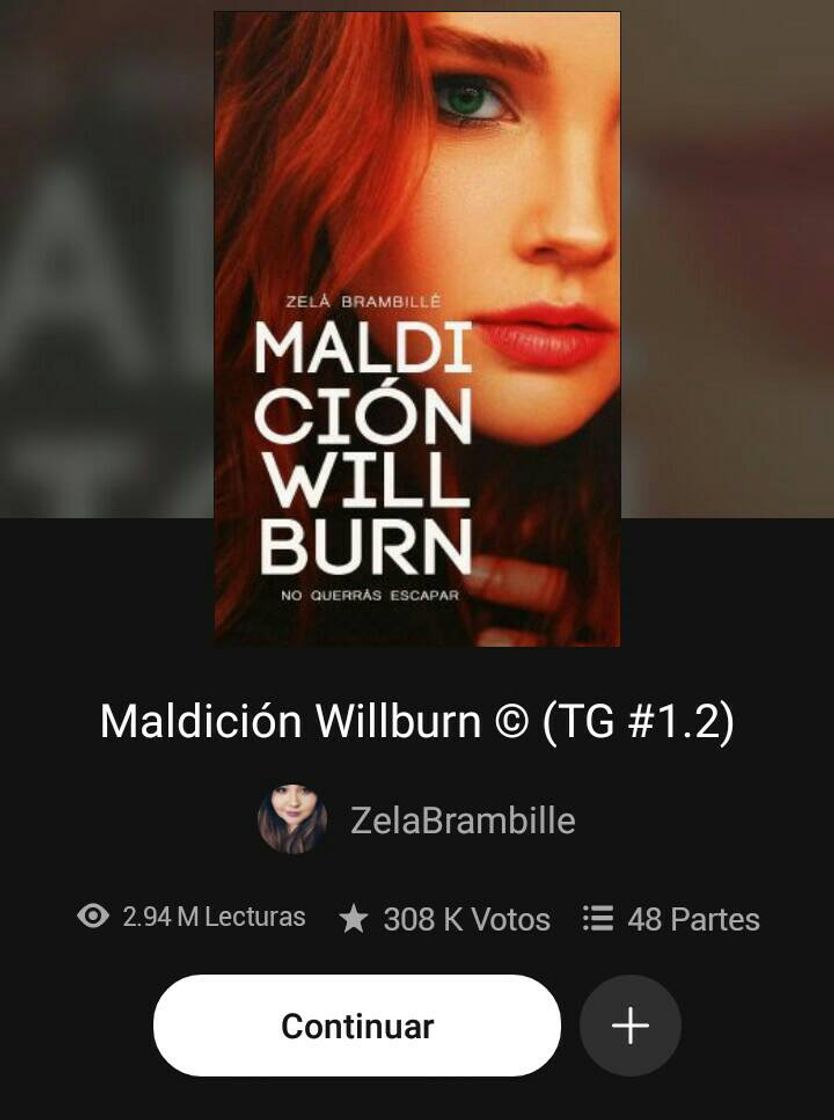 Libro Maldición Willburn