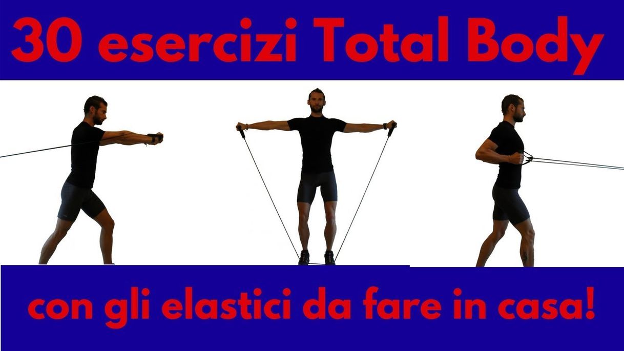 Fashion 30 Esercizi (Total Body) con gli elastici da fare in Casa !!! - YouTube