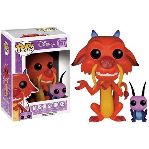 Disney Mulan Mushu & Cricket Funko Pop! Vinyl | Pop In A Box US