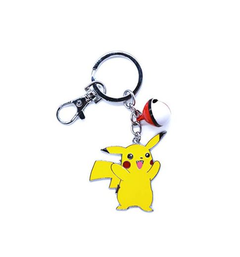 Anime Domain Llavero de Pokemon con Figura de Pikachu （D）