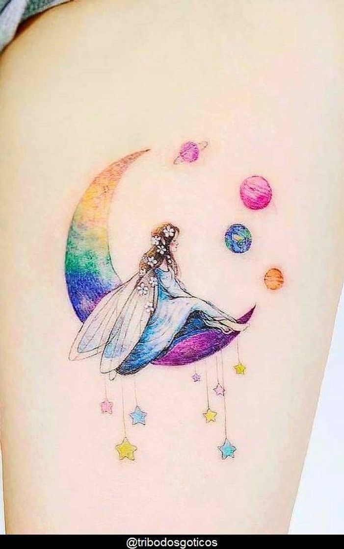 Moda Tatuagem🌙Lua