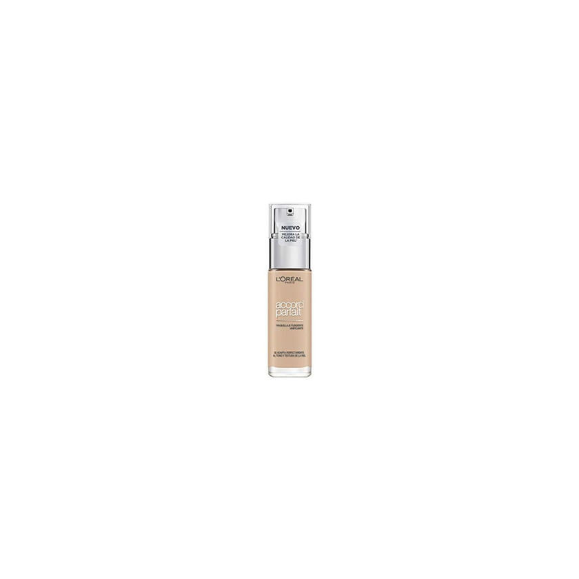 Belleza L'Oréal Accord Perfect Paris Maquillaje Fluido, Tono: 2R Vanille Rose