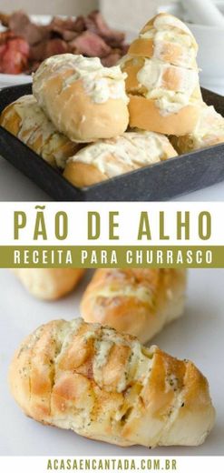 Pão de alho para churrasco 🍴