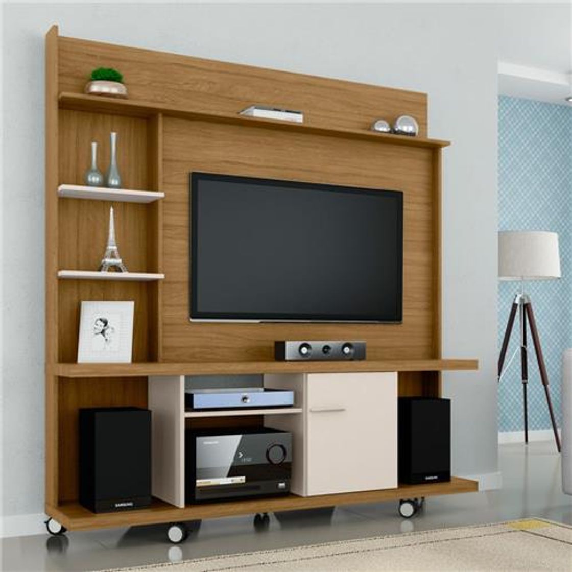 Moda Painel TV Taurus com Rack Bancada - Racks e Painéis | Casas Bahia