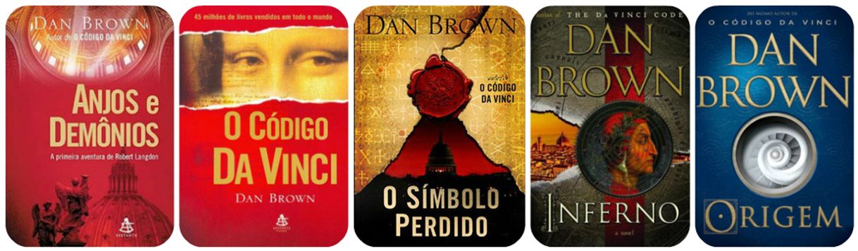 Books Dan Brown - As aventuras de Robert Langdon