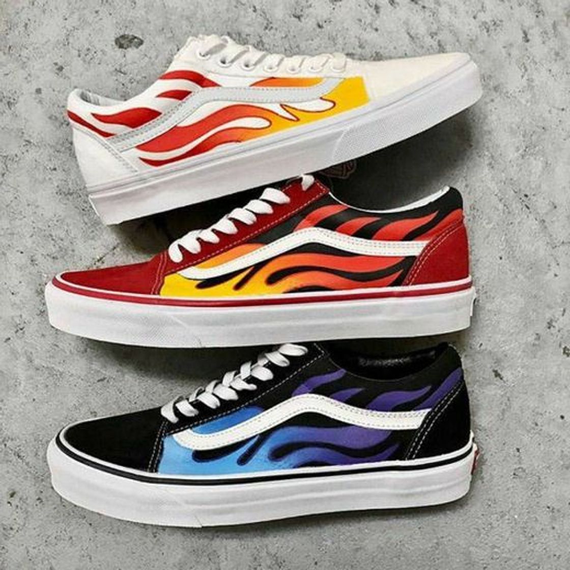 Moda Tênis Vans Flame 🔥