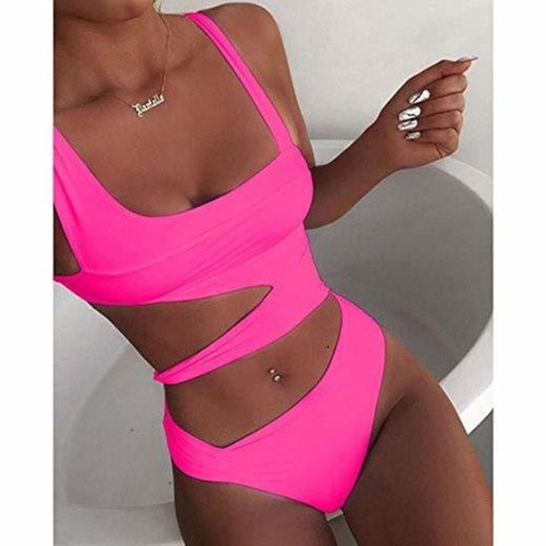 Social Bikini impresión Inferior Traje de baño