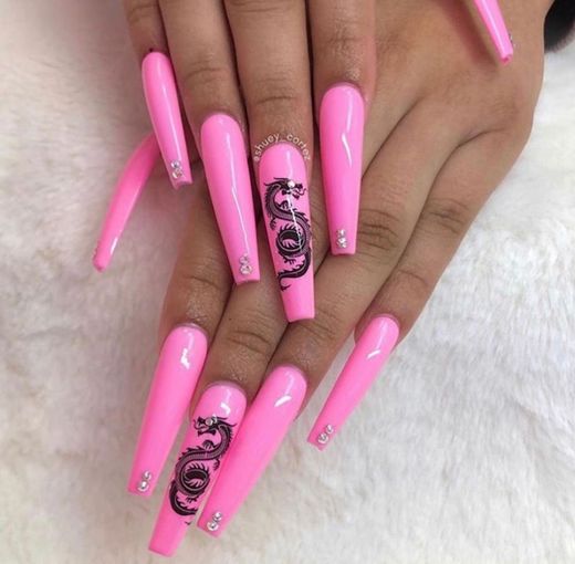 Nails rosas 