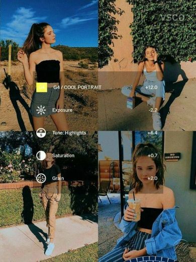 Edição App VSCO