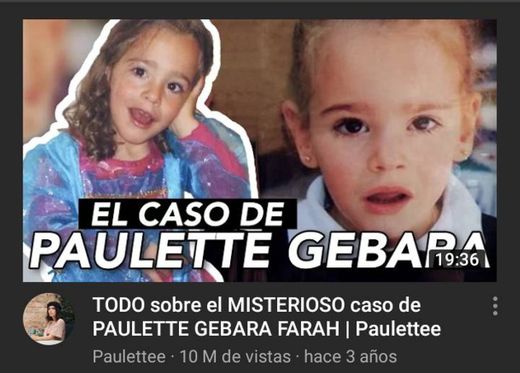 Caso Paulette 🥺💜