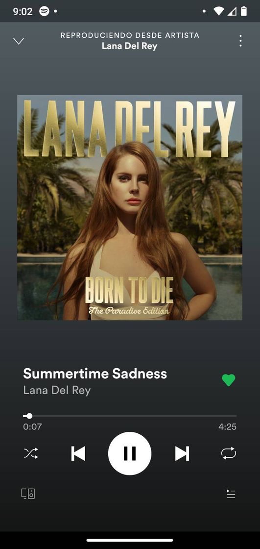 Canción Summertime Sadness ✨