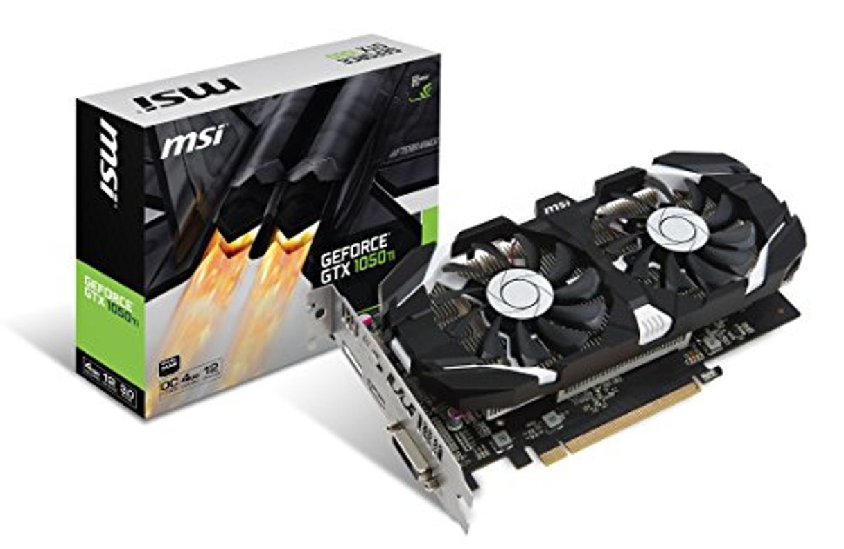 Social Msi Geforce GTX 1050 Ti 4GT OC Tarjeta Gráfica Pro