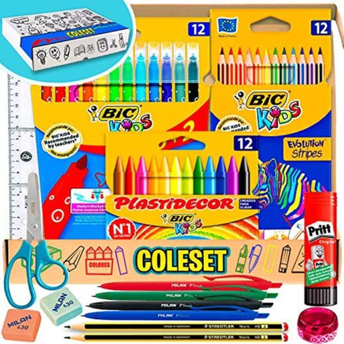 Social Pack vuelta al cole y Pack material escolar Papeleria - Material colegio