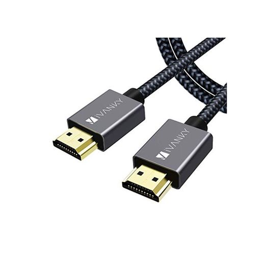 iVANKY Cable HDMI 2 Metros, HDMI 2.0 Cable 18Gbps, Compatible con 4K@60HZ,