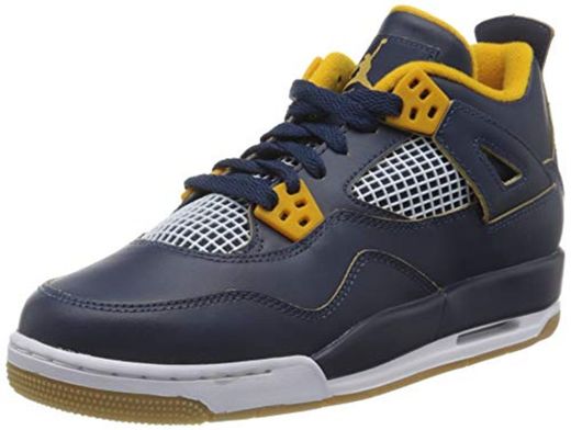 Jordan 4 Retro Bg, Zapatillas Altas Unisex Niños, Azul