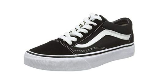 Vans Old Skool, Zapatillas Unisex Adulto, Negro