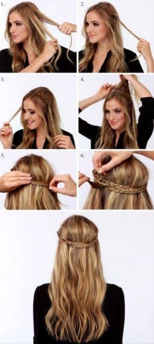 Fashion Peinado fácil para cabello largo 