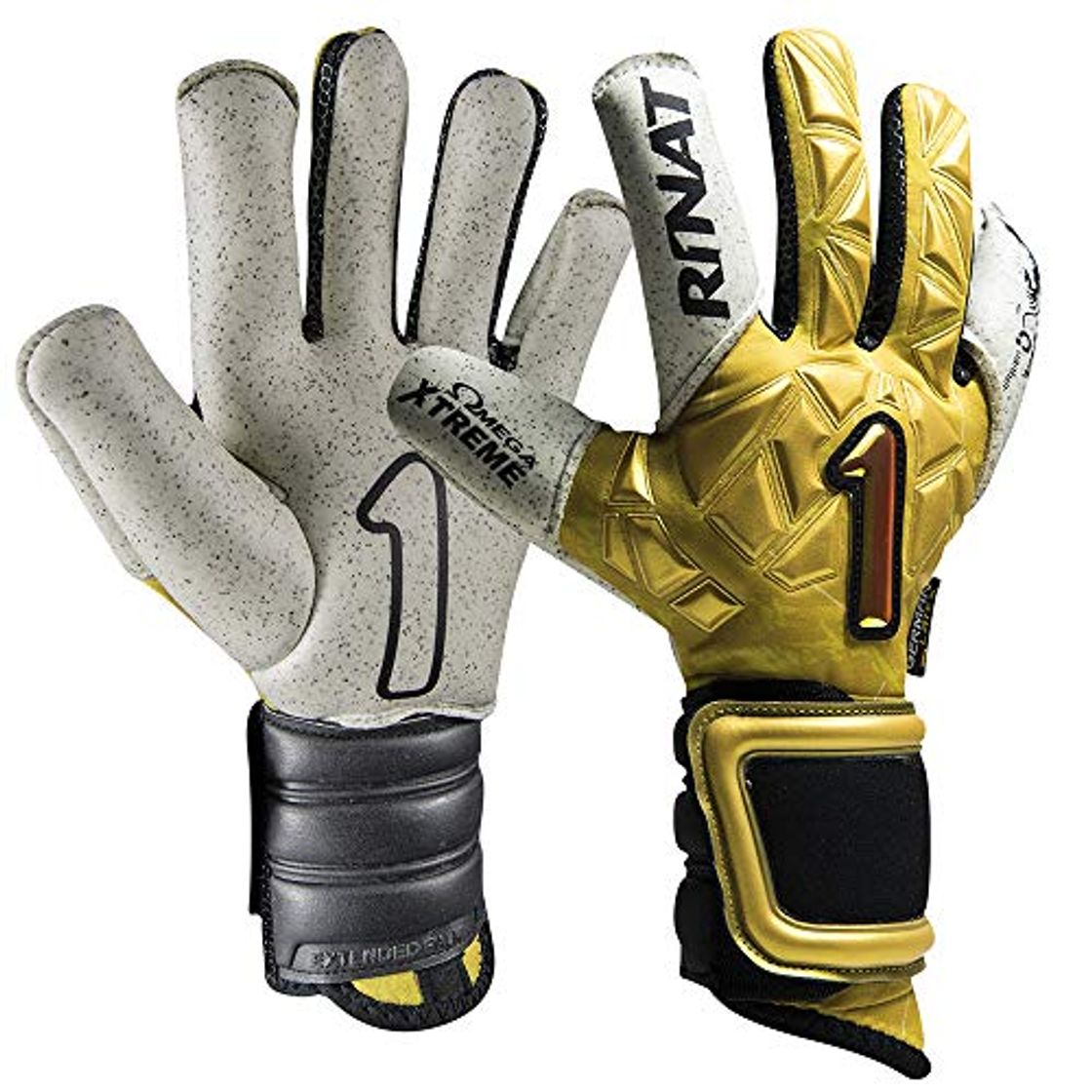 Producto Rinat Fenix Quantum Gold Guante De Portero, Unisex Adulto, Negro