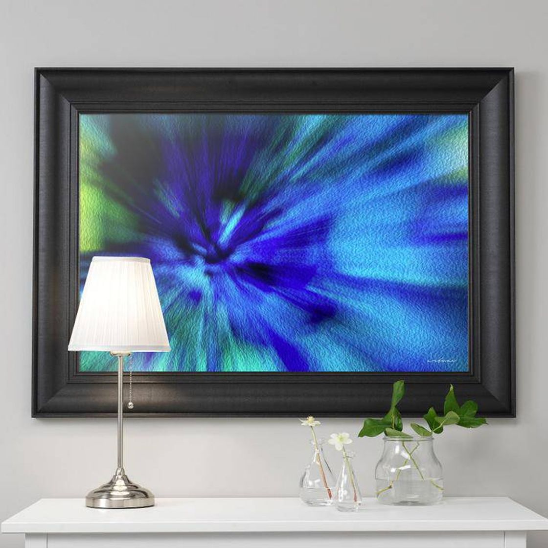 Social Artwork Blue Rose