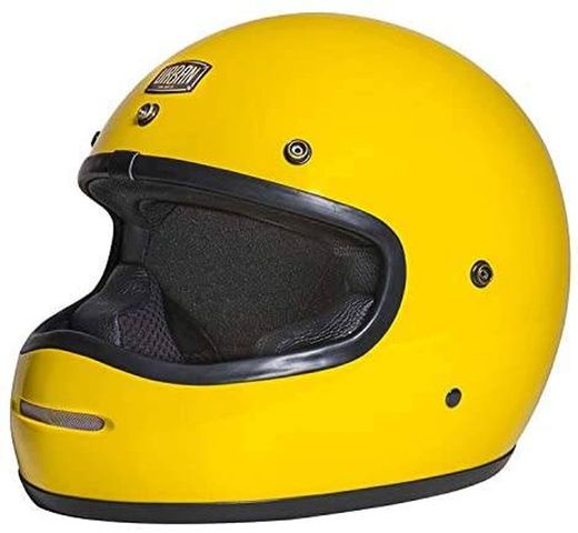 Capacete Urban Bigbore Vintage Amarelo