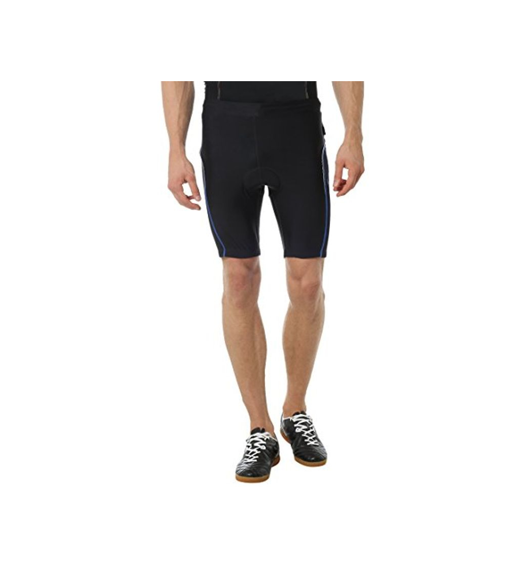 Fashion Ultrasport Bike Culote de Ciclismo, Hombre, Negro