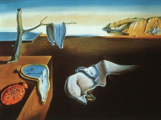 La persistencia de la memoria, (Salvador Dalí).