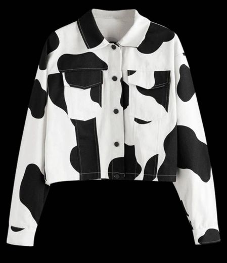 Chaqueta print de vaca