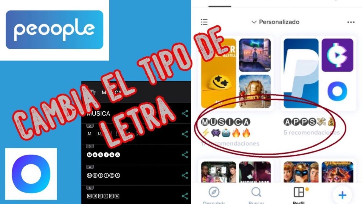 Social Peoople APP-Cambia el Tipo de Letra, Fácil y Sencillo 🔥💯👏