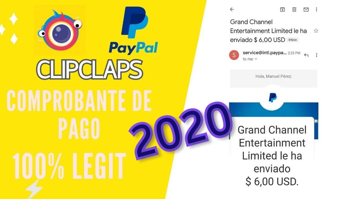 Social CLIPCLAPS l Ganar dinero en Paypal - YouTube🤑🤑