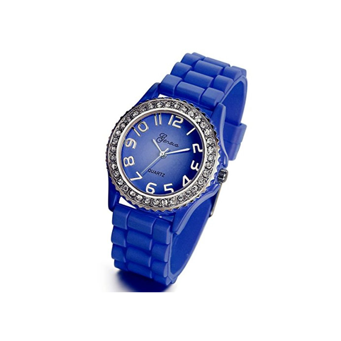 Moda Lancardo Reloj Analógico Elegante de Cuarzo Original Jalea Correa de Silicona Pulsera